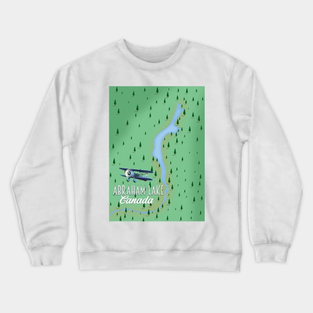 Abraham Lake Canada Crewneck Sweatshirt by nickemporium1